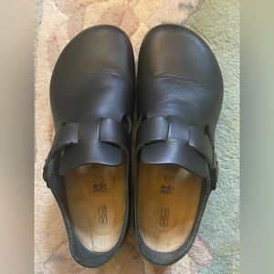 Birkenstock London, Oiled Black Leather, Size 39